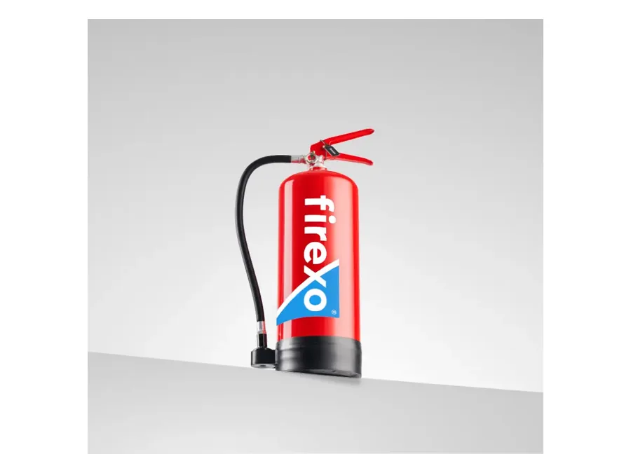 Firexo extintor «todos los fuegos» 6 litros (34A 113B 75F), con soporte