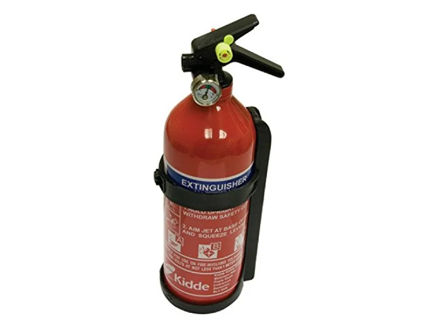 Kidde extintor de polvo ABC 2 kg, con soporte