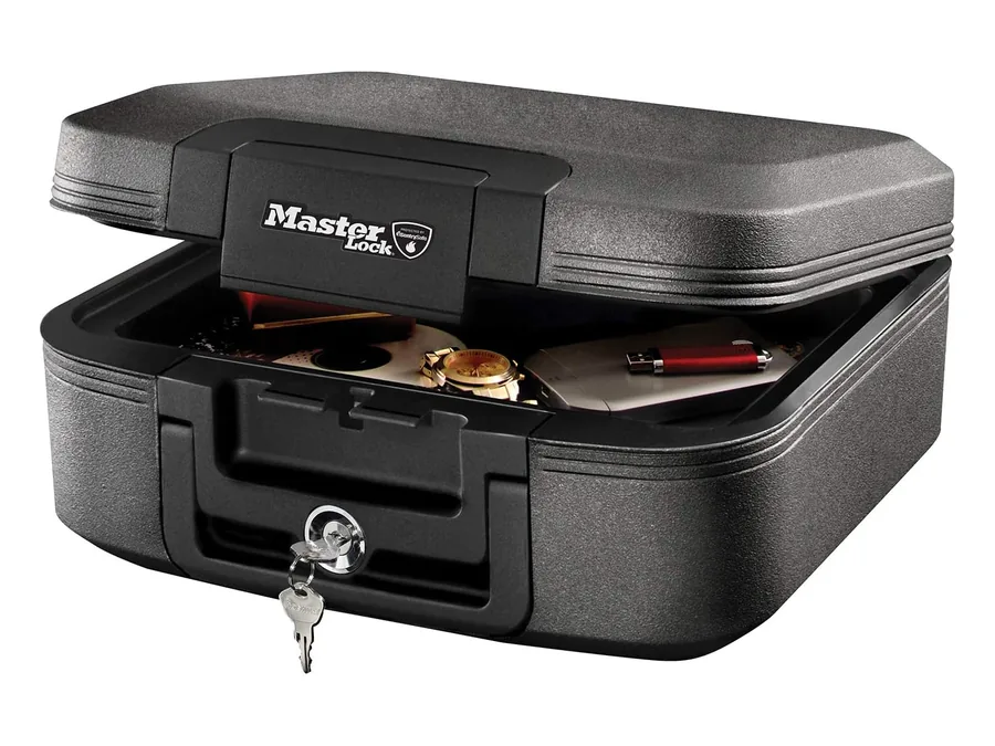 Master Lock LCHW20101 cofre ignífugo e impermeable para documentos A4 con llave