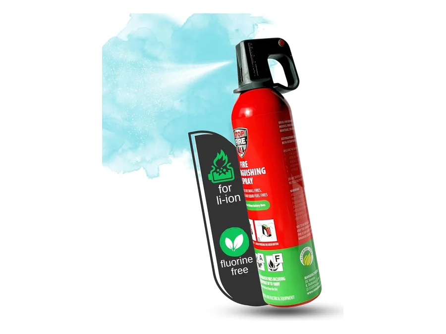 Notlok spray extintor 750 ml para baterías de litio (fuegos A y F)