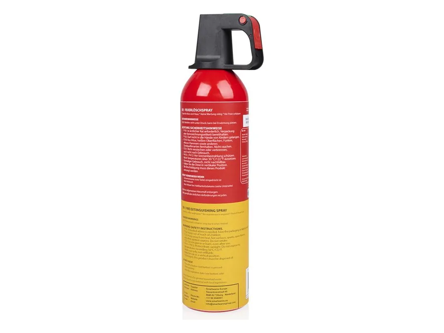Smartwares FEX-15370 spray extintor 750 ml (5A 5F, EN 16856)